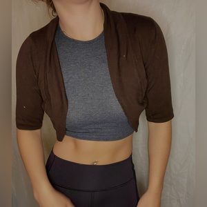 Maurices dark brown cardigan
